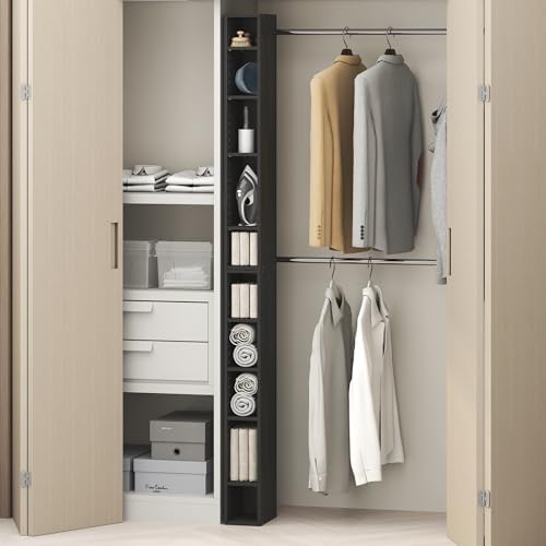 Furinno Fulda 10-Tier Closet Organizers and Storage, Open Shelf, Storage by Furinno-FitsYourSpaceFitsYourBudget