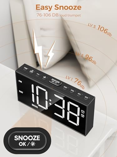 Digital Alarm Clock for Bedroom - Image 3
