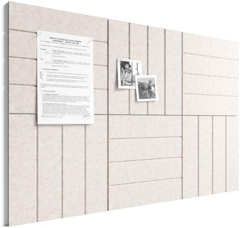 Bumusty 36" x 24" Large Cork Board Alternative by BUMUSTY