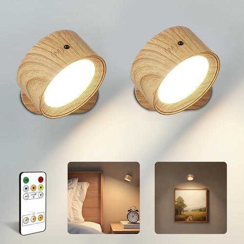 Wall Lights, Rechargeable Magnetic Wall Sconce by AMETHEUS