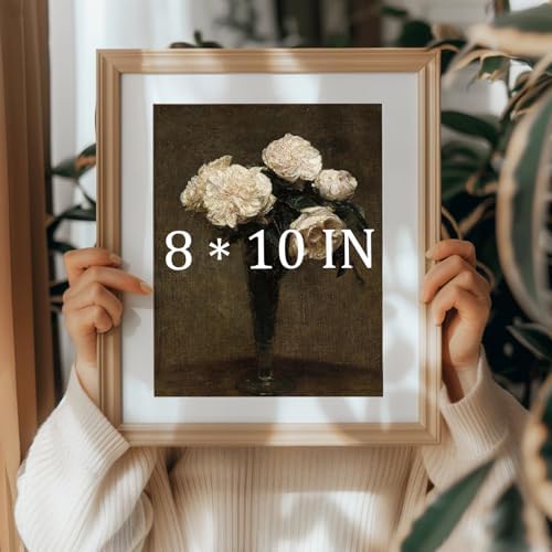 unrio Vintage Floral Wall Art Prints - Image 3