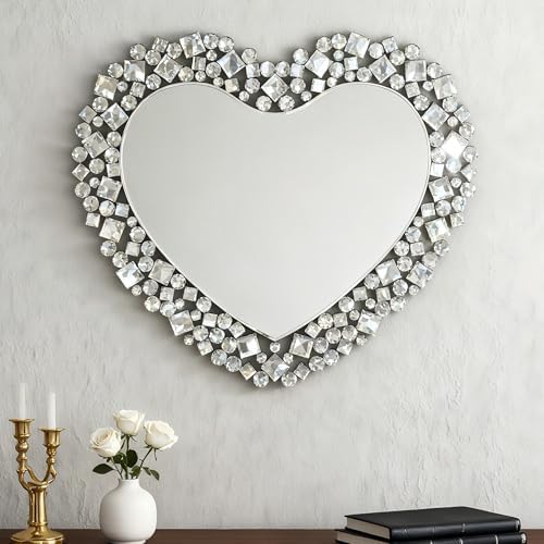 SHYFOY Decorative Heart Wall Mirror - Image 2