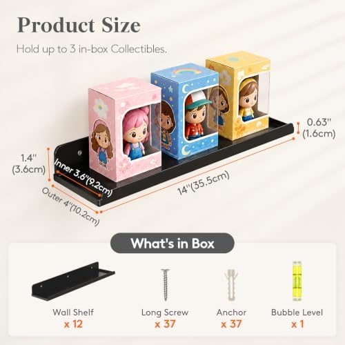Lifewit Acrylic Floating Shelves - Image 3