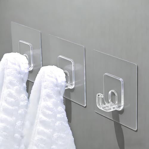 10 Pack Invisible Adhesive Hooks by Strjobaili