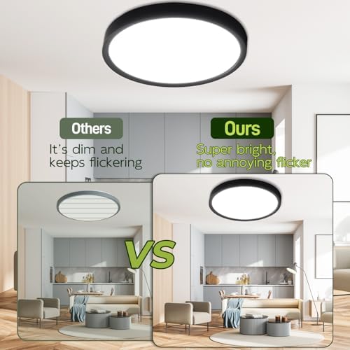 hykolity 9 Inch Selectable CCT LED Round Flat Panel Light - Image 4