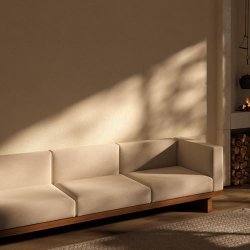 Matte White Grasscloth Textured Wallpaper Natural&Neutral&Handmade Style Thick - Image 5