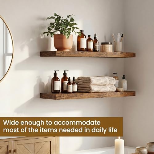 Dreamland Floating Shelves for Wall, 27.5 Inch Long Shelves, Wall Decor for - Image 4