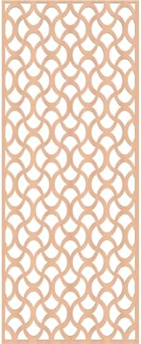 Resort Decorative Pierced Fretwork Wood Wall Panels, 23 3/8"W x 59 3/8"H x 1/4"T - Image 4
