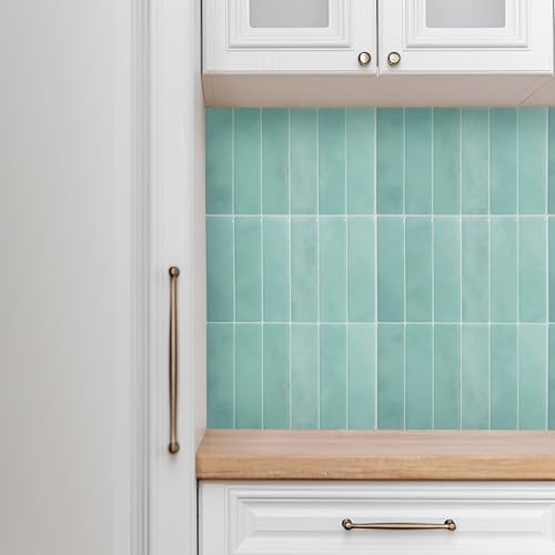 Select 5 Pack Peel and Stick Backsplash Square Tiles, 12x12 in - Image 5
