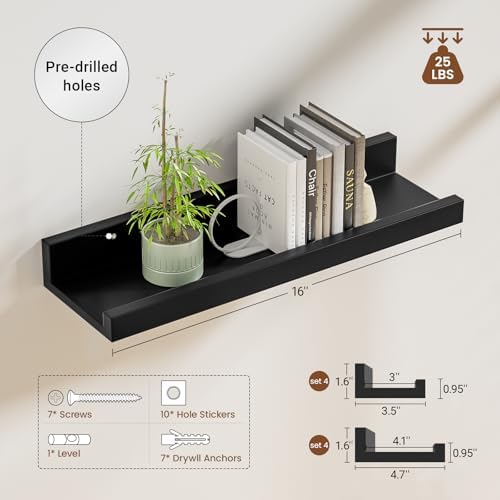 Heimlove 24 Inch Picture Ledge Shelf - Image 3