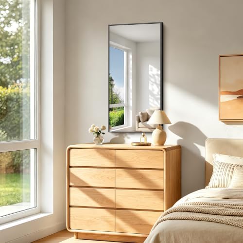 KOCUUY Black Mirror, Vanity Mirror, Large Rectangle Mirror - Image 7