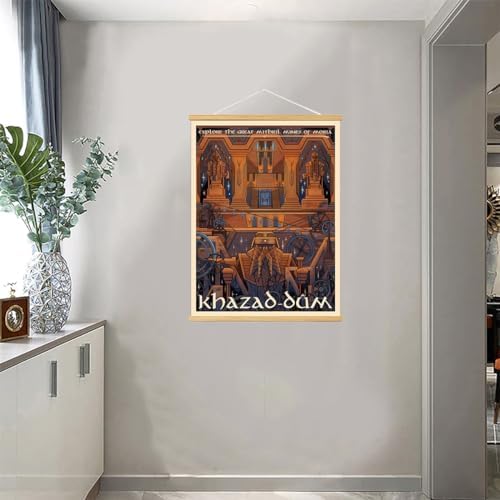 Middle Earth Landscape Wall Art Prints Canvas PaintingFantasy Posters, Wall - Image 3