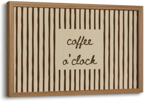 SEYSHUI Framed Coffee Wall Art Kitchen Picture Wall Decor 16x24in by Unknown