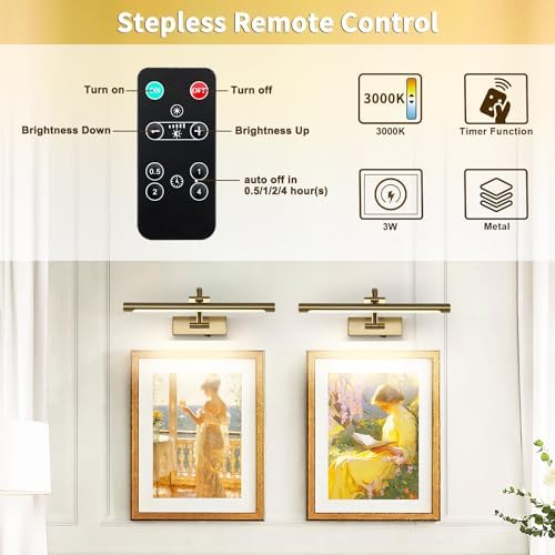 DESOOP Battery Operated Picture Light - Image 3