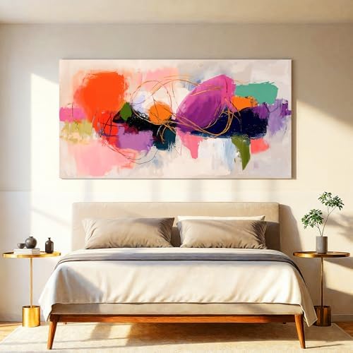 Abstract Wall Art Colorful Canvas Art Wall Decor - Image 5