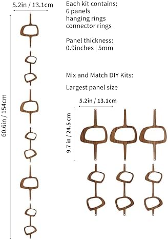 6PCS Retro Mid Century Modern Wall Art MCM Decor - Image 4