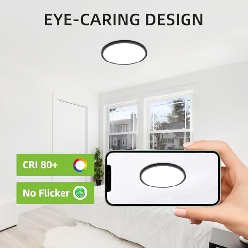 hykolity 12 Inch LED Round Flat Panel Light, 3000K/4000K/5000K - Image 5