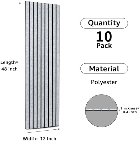 Art3dwallpanels 10 Pack Acoustic Panels - Image 3