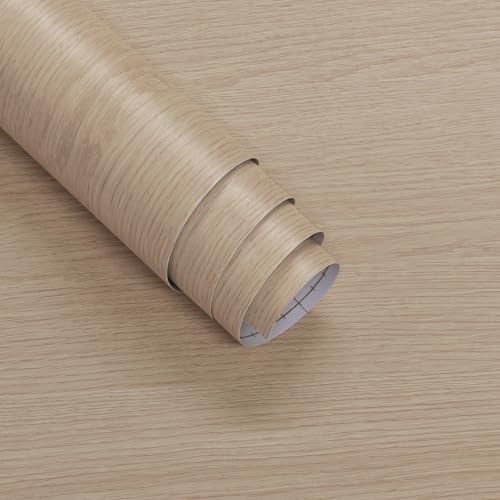 Boobest Light Wood Grain Contact Paper by BoobestPeelStickWallpaper