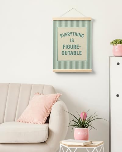 FGFK Everything Is Figureoutable Positive Affirmations Wall Art Poster Hanger - Image 7