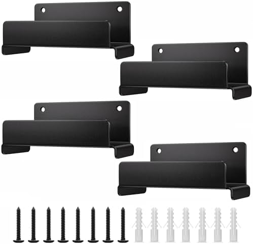 niffgaff Ladder Hooks for Garage Wall, 4 Pack Heavy Duty Wall Mount Storage by niffgaff