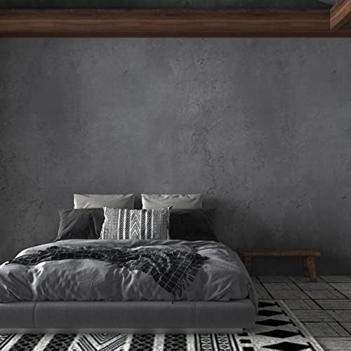 Dark Concrete Wallpaper Peel and Stick Gray Concrete Cement Contact Paper - Image 3