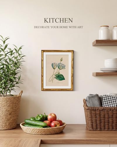 InSimSea Gold Bamboo Framed Wall Art - Image 2