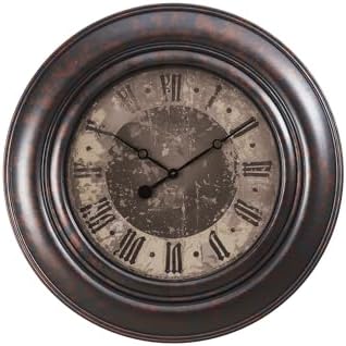 Monarch Specialties I 9027 Clocks, Large Oversized, Wall Clock, Transitional by Monarch+Specialties