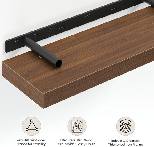 Vivelove 12 Inch Floating Shelves Wall Mounted - Image 4