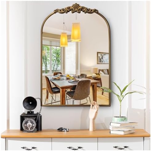 Ornate Baroque Vintage Gold Mirror - Image 3