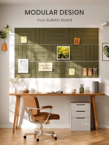 Bumusty 36" x 24" Large Cork Board Alternative - Image 2