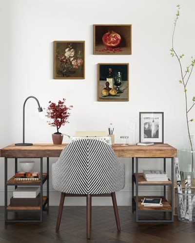 ARPEOTCY Vintage Still Life Wall Art, Pomegranate Fruit Framed Canvas Art Home - Image 4