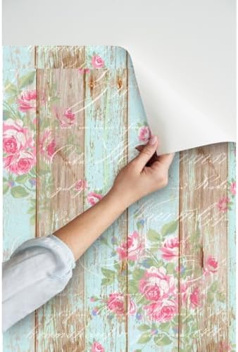 Spoonflower Shabby Chic Peel and Stick Removable Wallpaper - Image 3