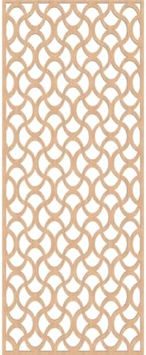 Resort Decorative Pierced Fretwork Wood Wall Panels, 23 3/8"W x 59 3/8"H x 3/8"T - Image 2