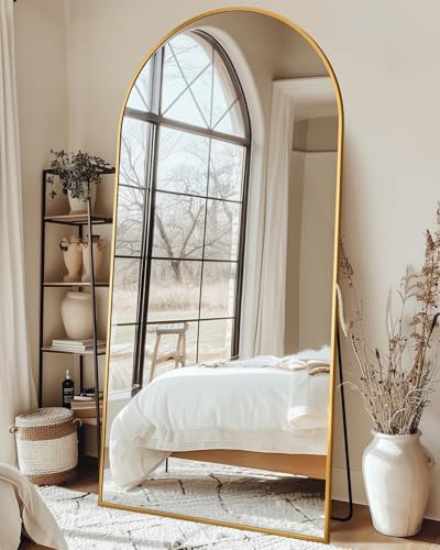 76"x34" Arched Full Length Mirror by CoomilyBrandStory