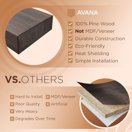 Avana Fireplace Mantel Shelf 60 Inch - Image 5