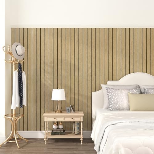 Wood Panels for Walls 3D Textured Faux Wood Acoustic Wall Panels - Image 4