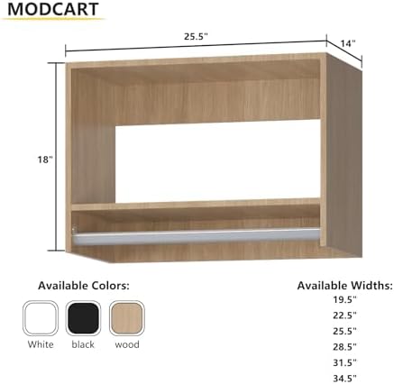 Tall Hanging Closet Unit, Modular Closet System, Wood Closet System Organizer - Image 2