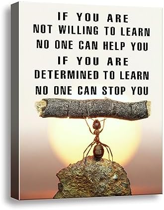 Ploceiny Ant Motivational Wall Art by Ploceinywallart