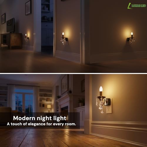 L LOHAS LED Flameless Candle Night Light 2 Pack Night Lights Plug into Wall - Image 5