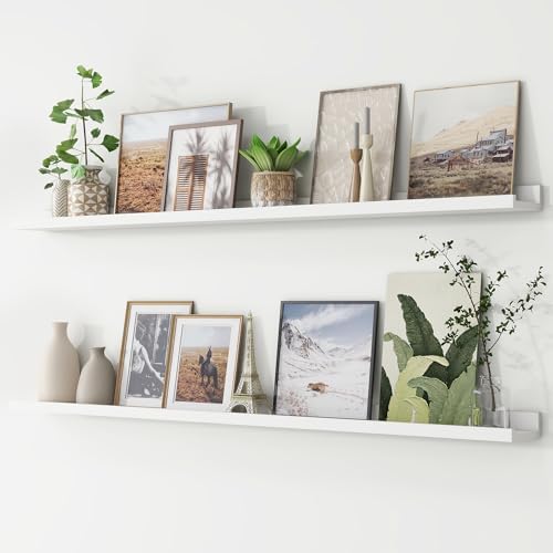 Picture Ledge Shelf, Long Floating Shelves by FLYJOE