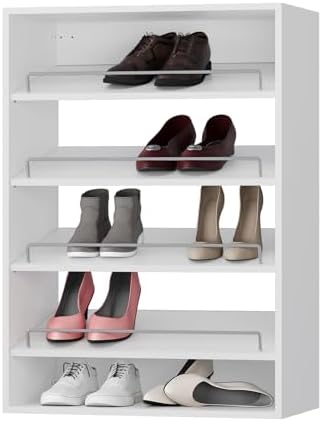 Shoe Shelf Short Tower Closet Unit, Modular Closet System, Wood Closet System by Unknown