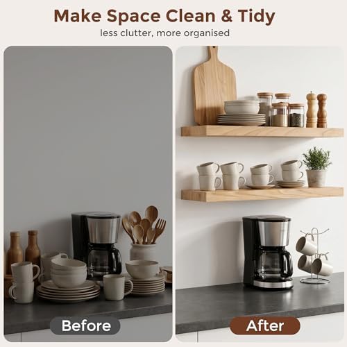 fuqing Natural Wood Floating Shelves - Image 7