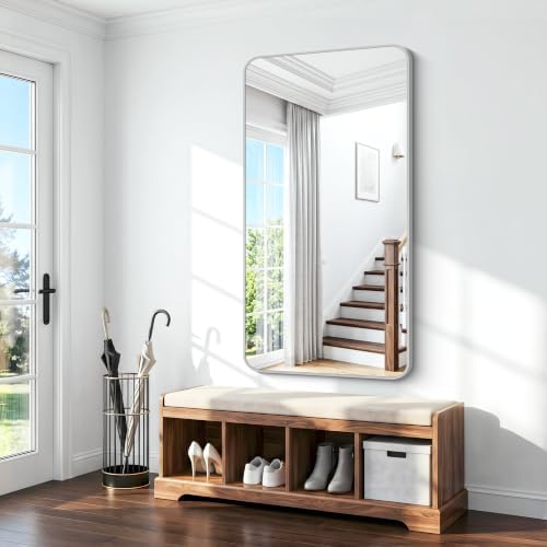 BONEWEI Silver Bathroom Mirror, 66x36 inch Wall Mirror - Image 4