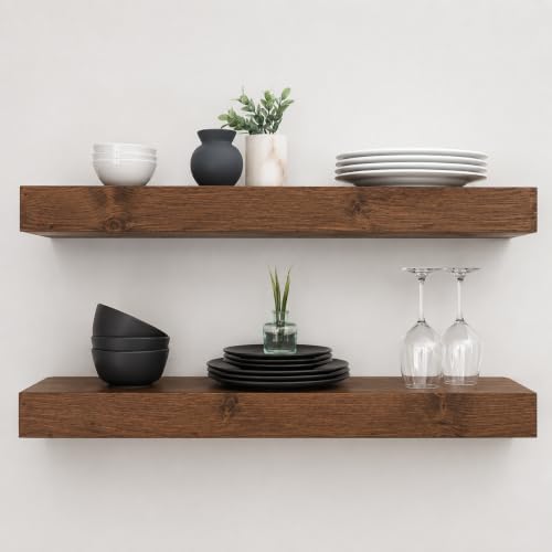 Urbandi Modern Floating Shelves 3 Inches Thick - Image 3