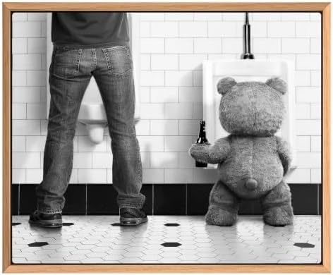 B.B.F MAKE Funny Comedy Movie Framed Canvas Wall Art by BBFMAKE