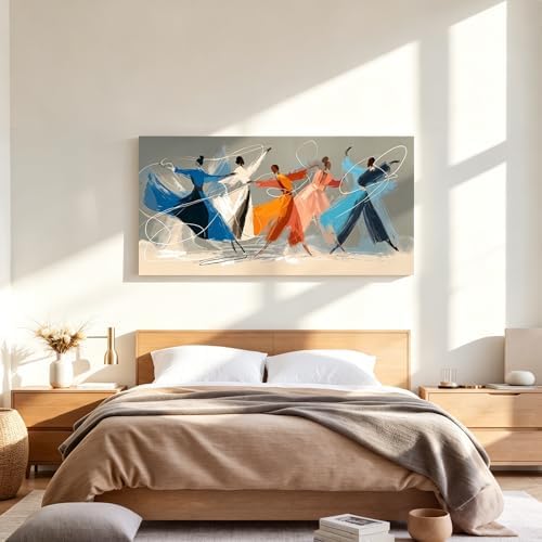 I@U Abstract Dancer Wall Art Decor Canvas Wall Art Decor - Image 2