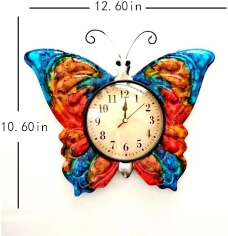 TXYS Wall Clock for Home Butterfly Decor Art Decorations ，Butterfly Outdoor - Image 2
