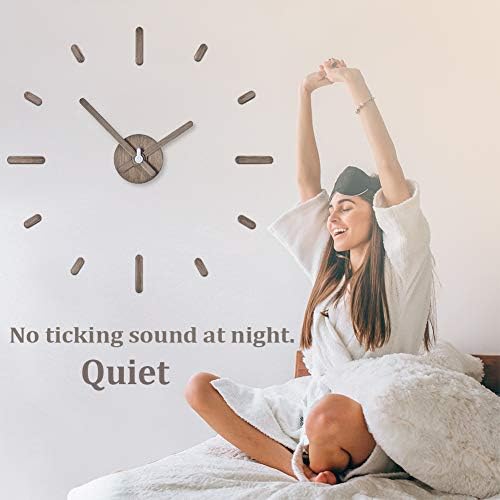 Presentime Large Frameless DIY Wall Clock - Image 5