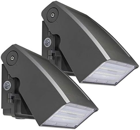 DAKASON 30W LED Wall Pack, Dusk-to-Dawn Photocell, Adjustable Head, Full by DAKASON